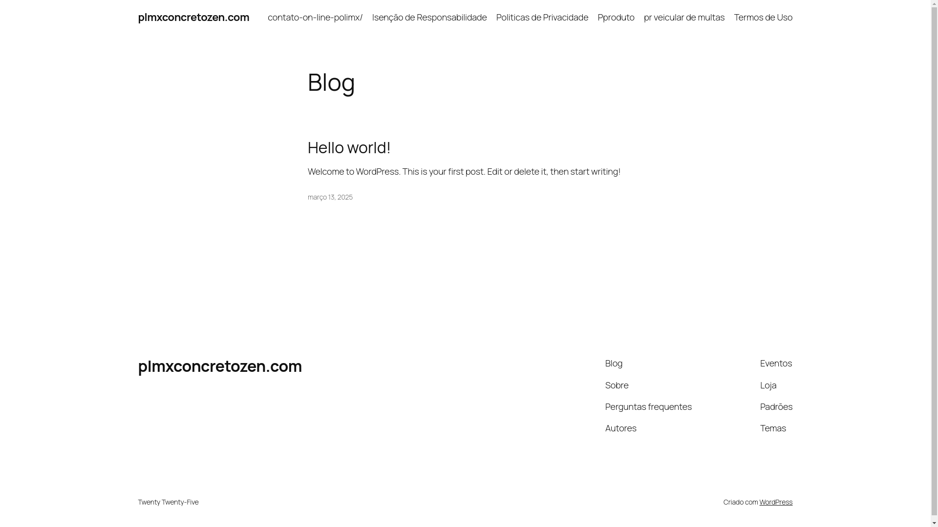 website screenshot of https://plmxconcretozen.com/