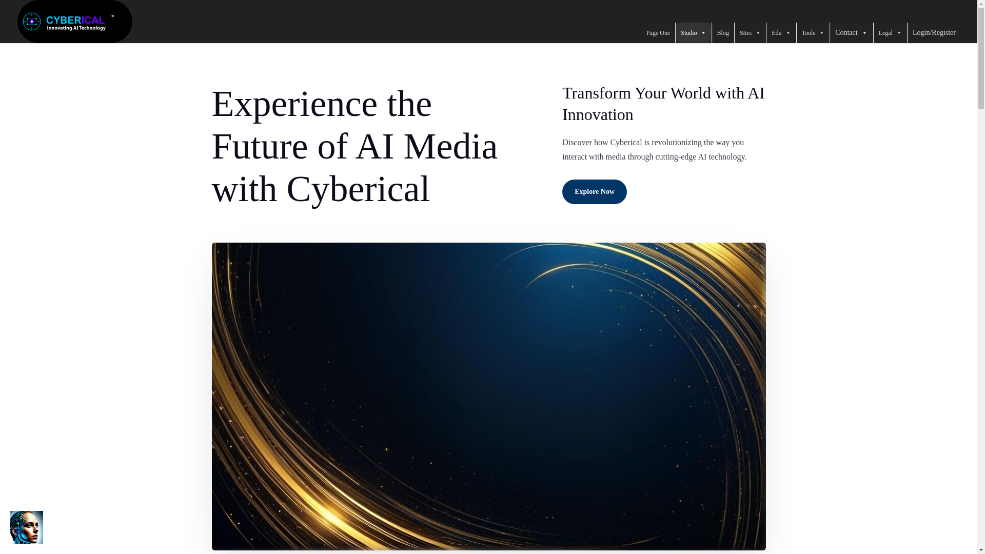 website screenshot of https://cinematical.studio/