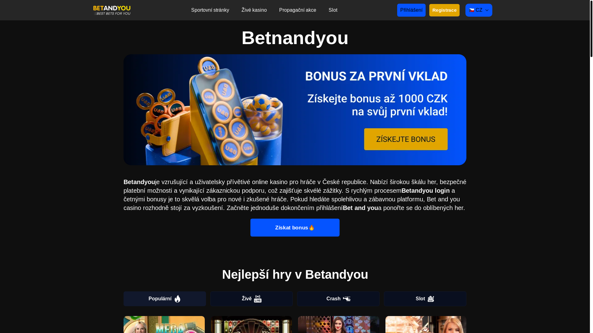 website screenshot of https://betandyou-cz-4541.pages.dev/