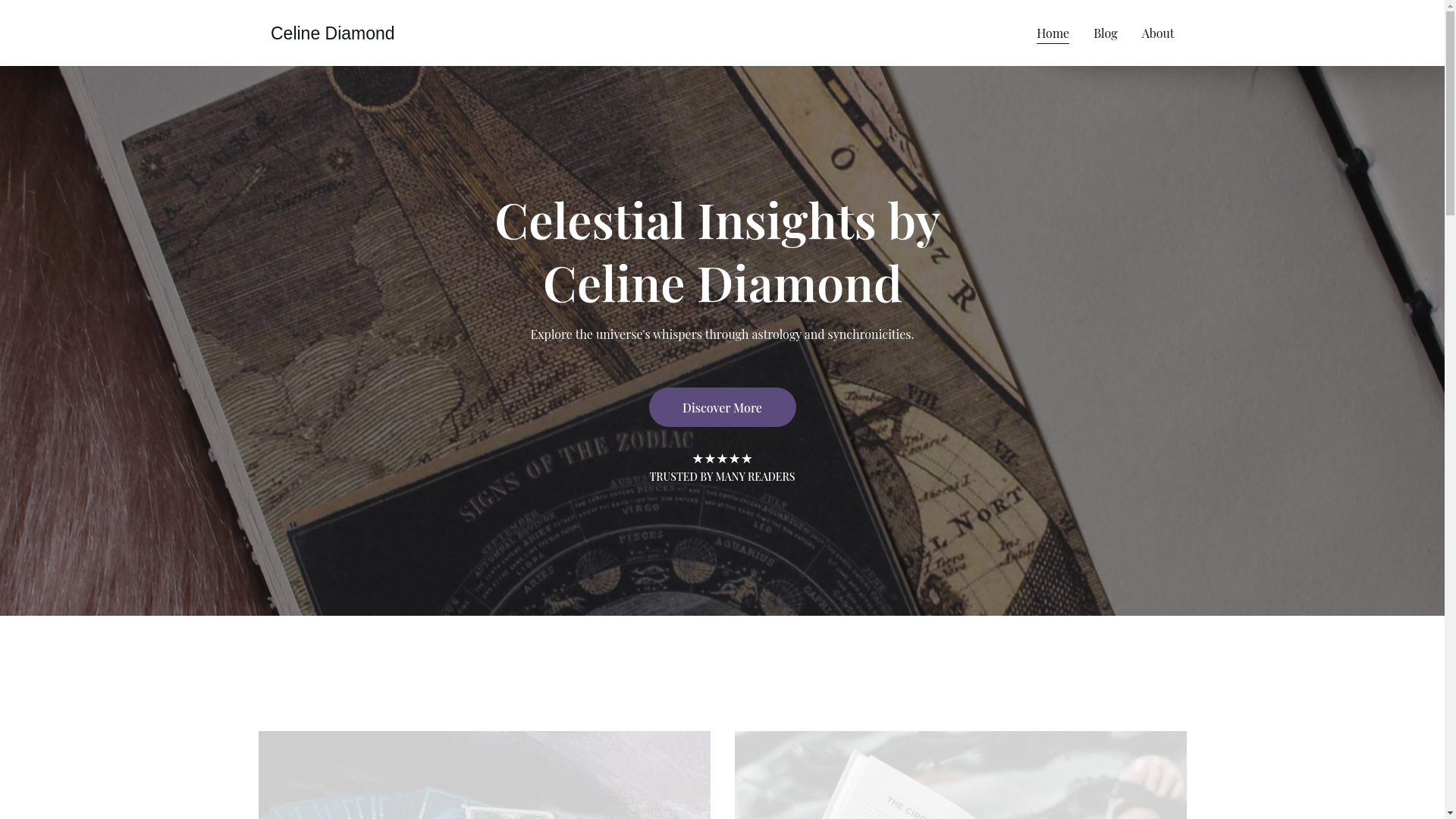 website screenshot of https://celinediamond.ca/