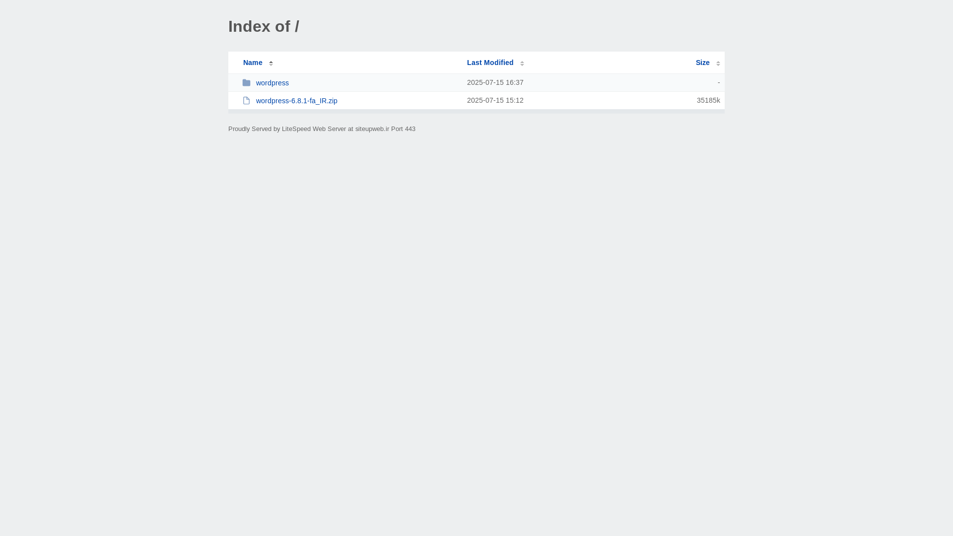 website screenshot of https://siteupweb.ir/