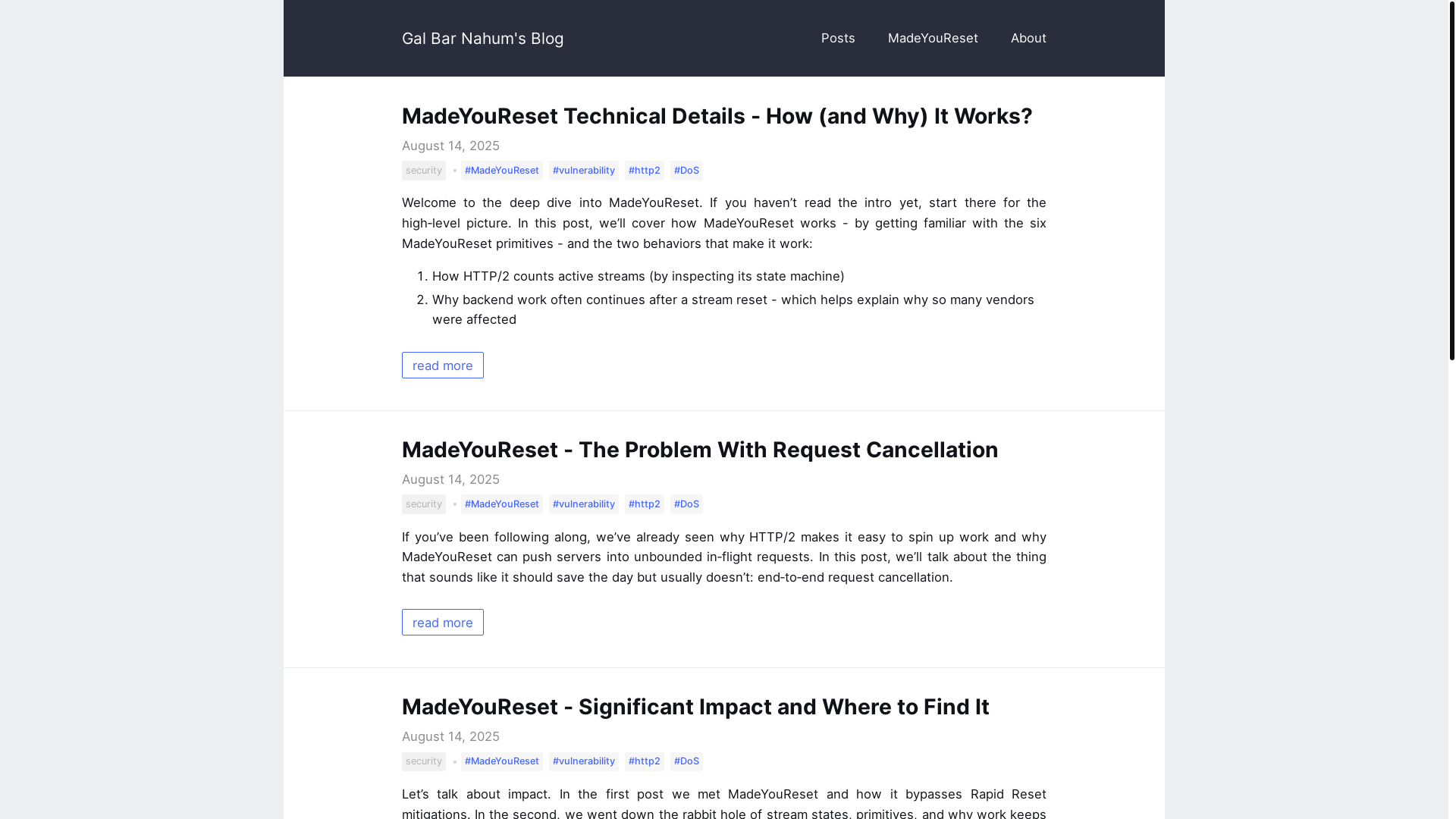 website screenshot of https://galbarnahum.com/