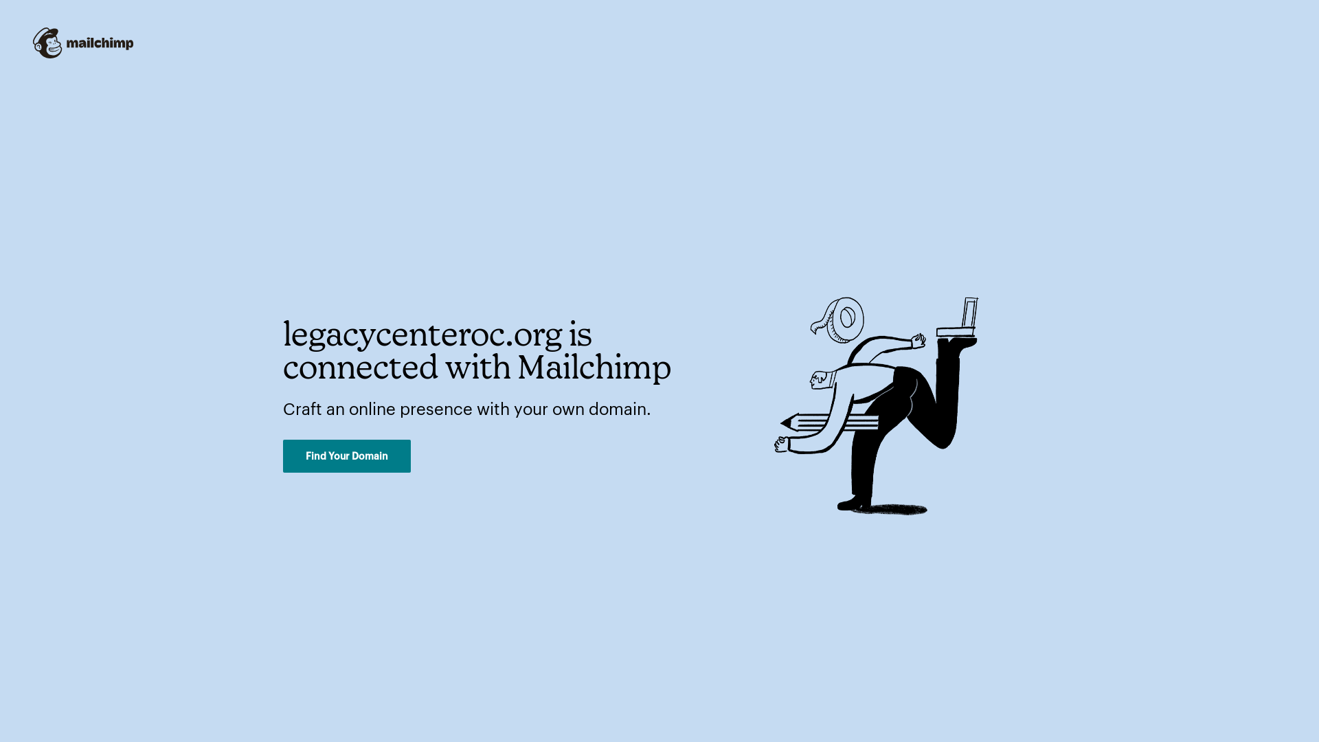 website screenshot of https://legacycenteroc.org/