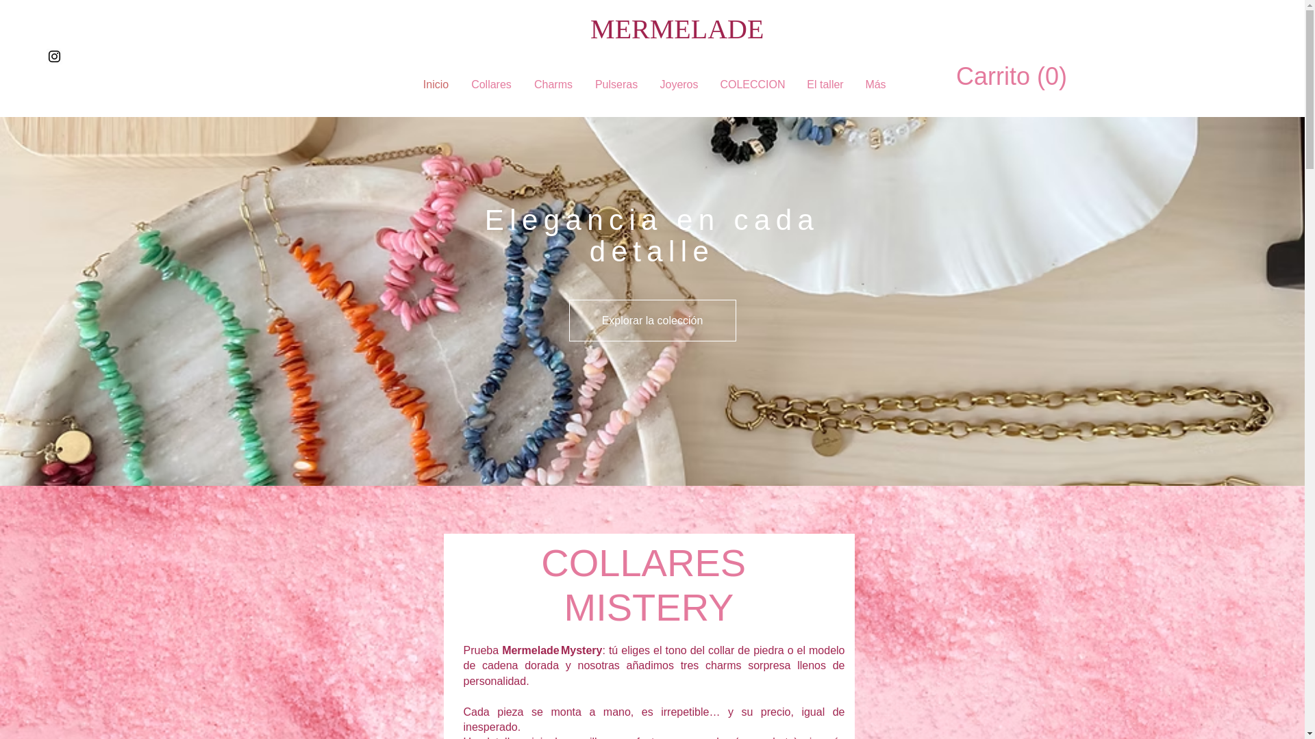 website screenshot of https://mermeladeshop.com/