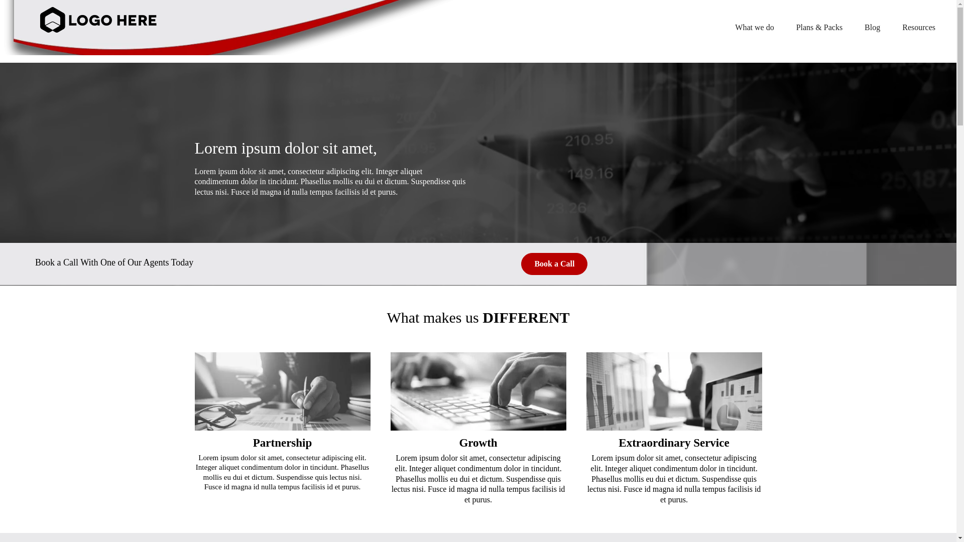 website screenshot of https://sandridgemarketing.com/