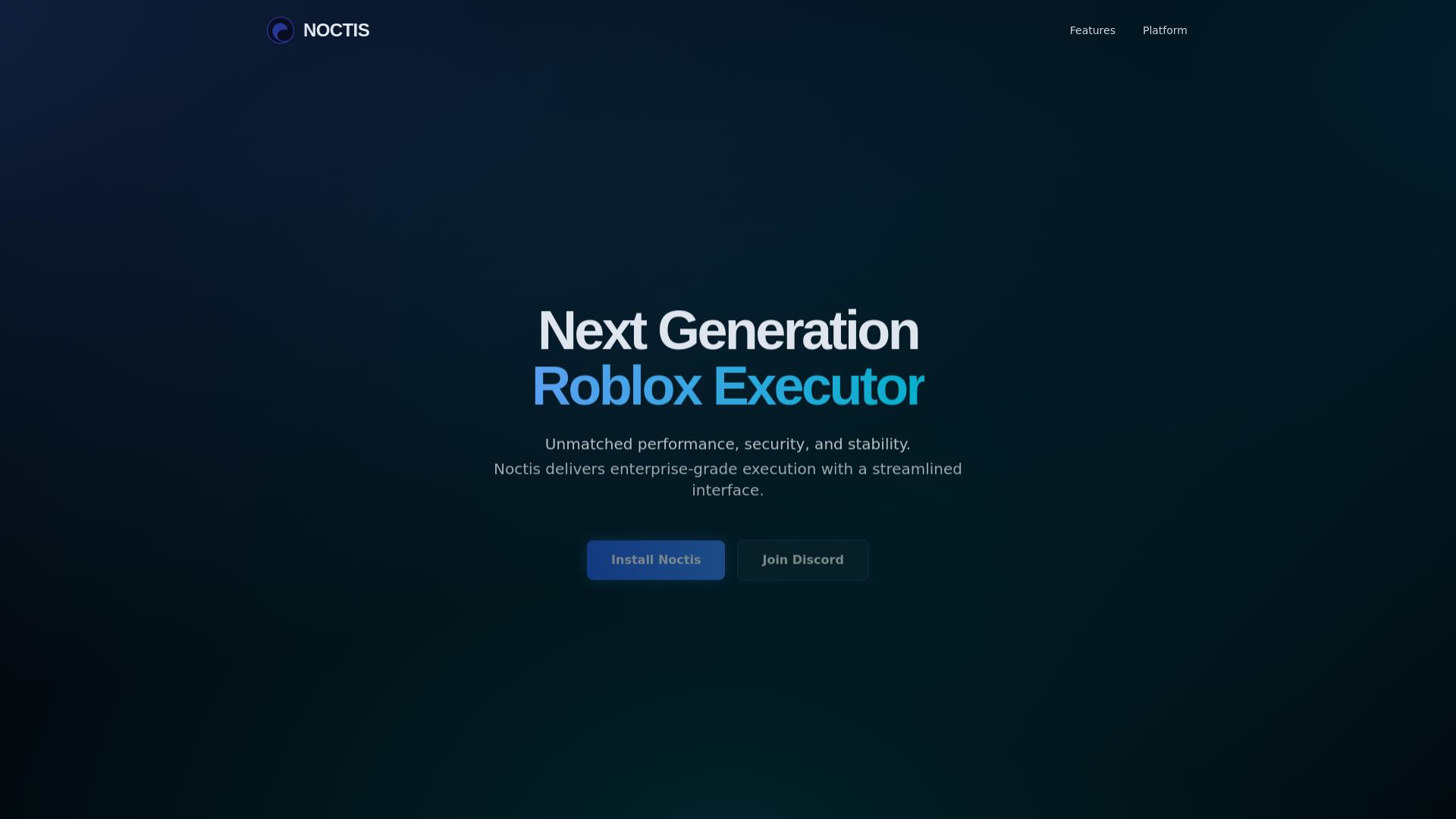 website screenshot of https://get-noctis.pages.dev/