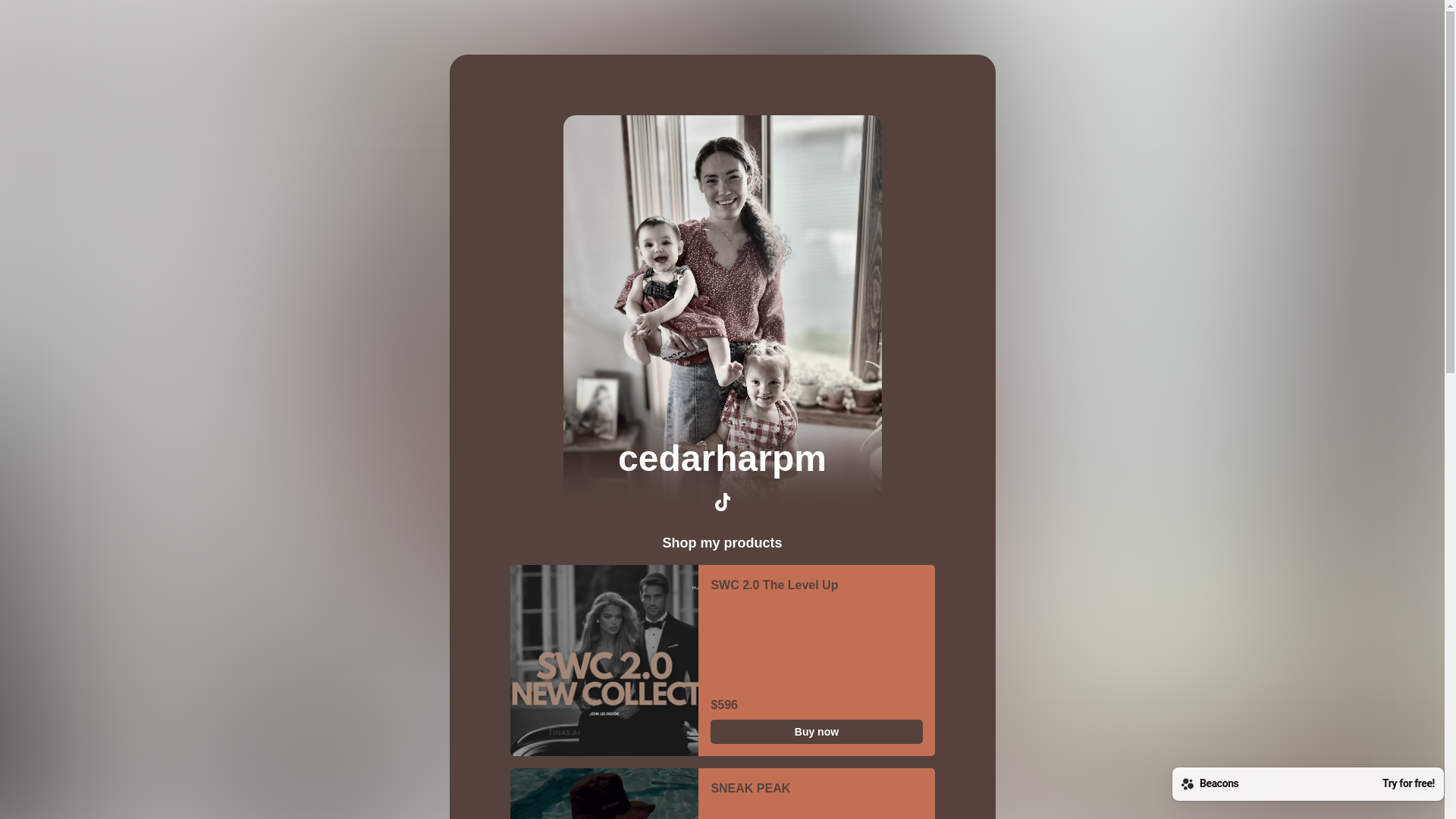 website screenshot of https://cedarharpm.com/