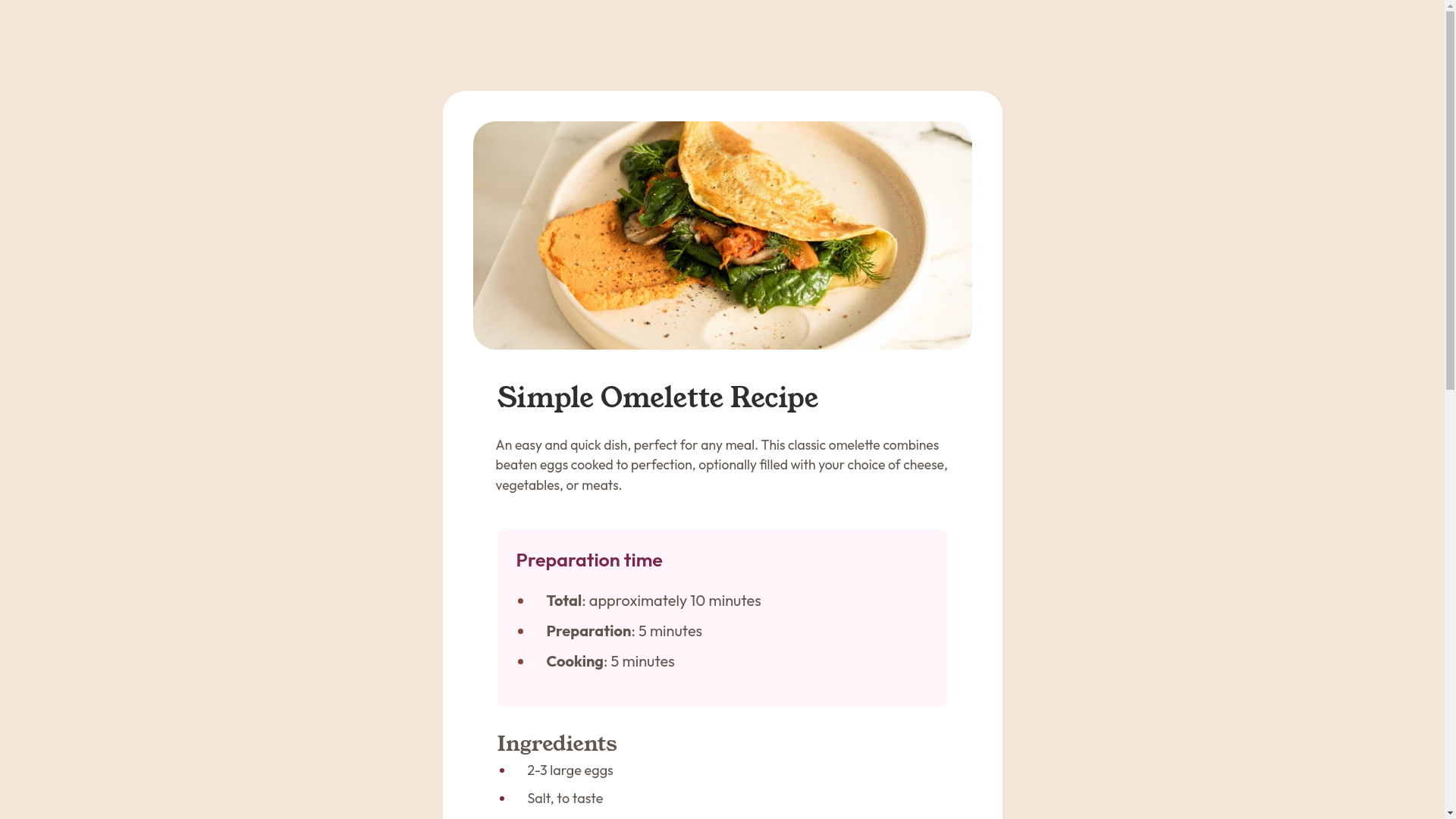 website screenshot of https://recipe-page-2bw.pages.dev/