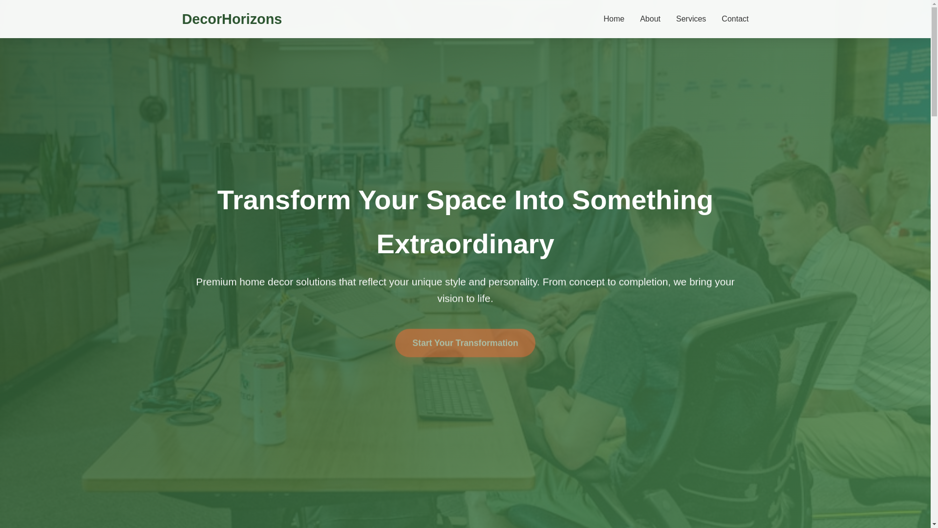 website screenshot of https://decorhorizons.sbs/