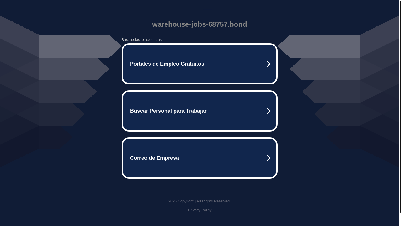 website screenshot of https://warehouse-jobs-68757.bond/