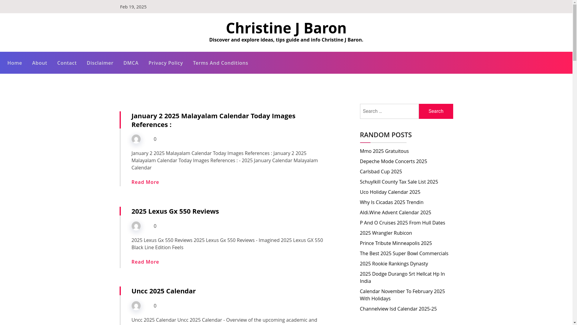 website screenshot of https://christinejbaronm.pages.dev/
