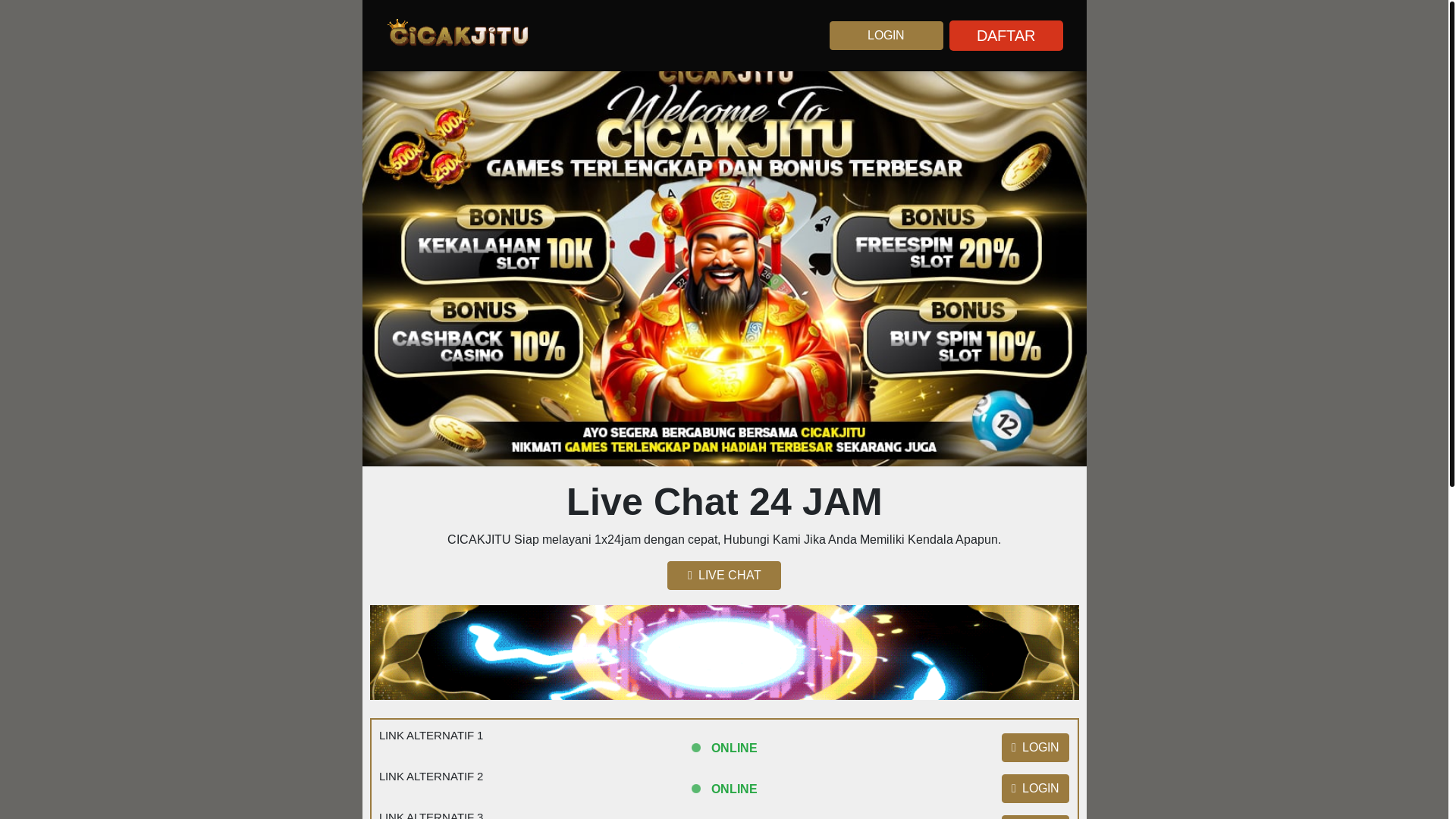 website screenshot of https://cicakrtp17.pages.dev/