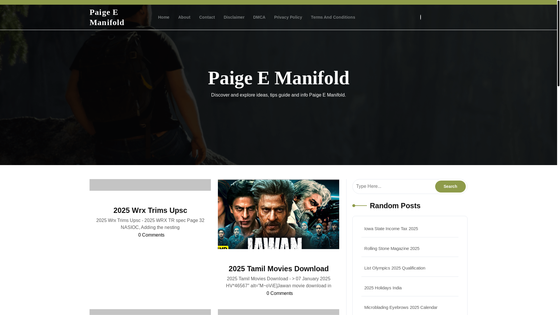 website screenshot of https://paigeemanifold.pages.dev/