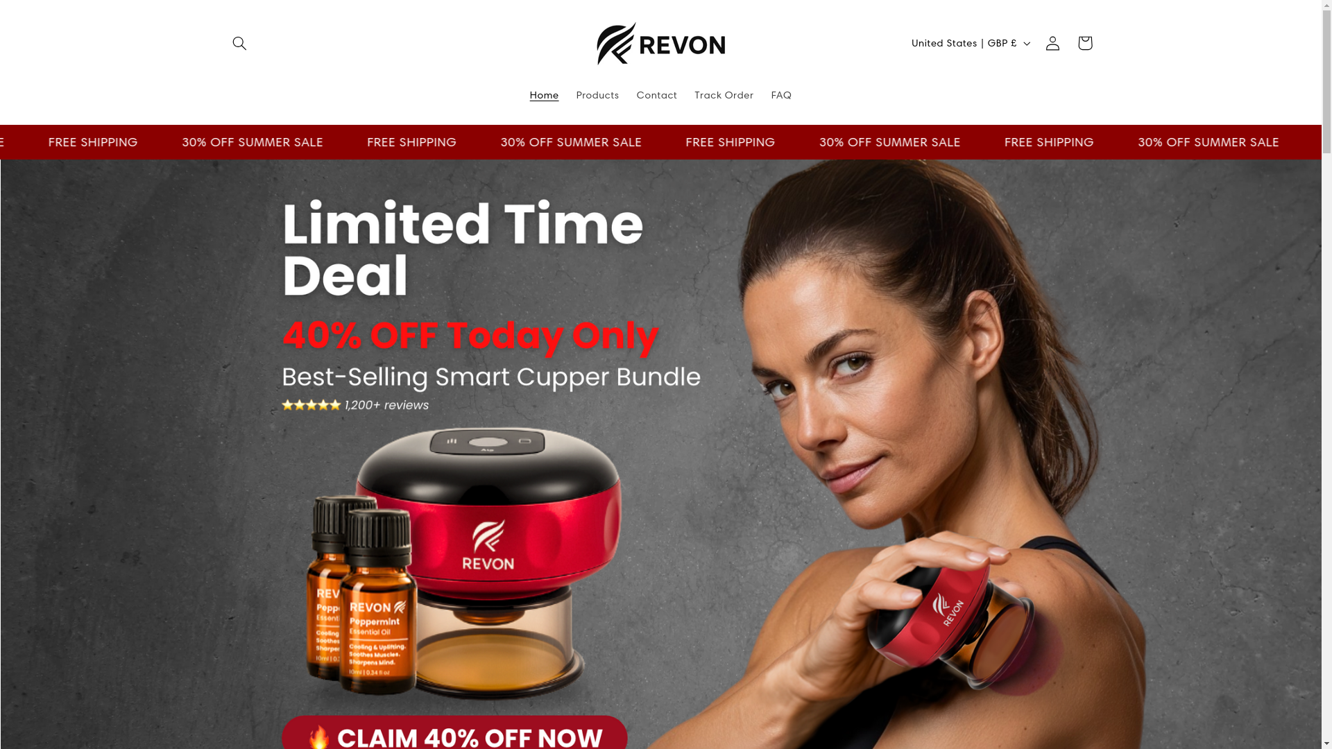 website screenshot of https://revoncompany.com/