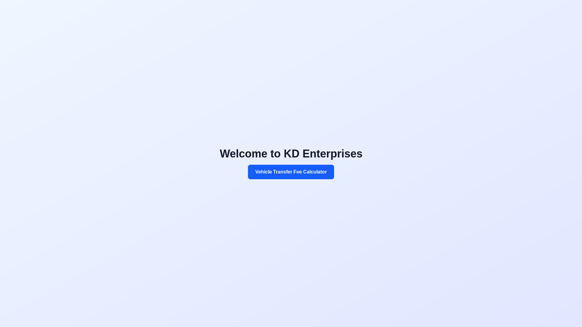 website screenshot of https://kdenterprises.app/
