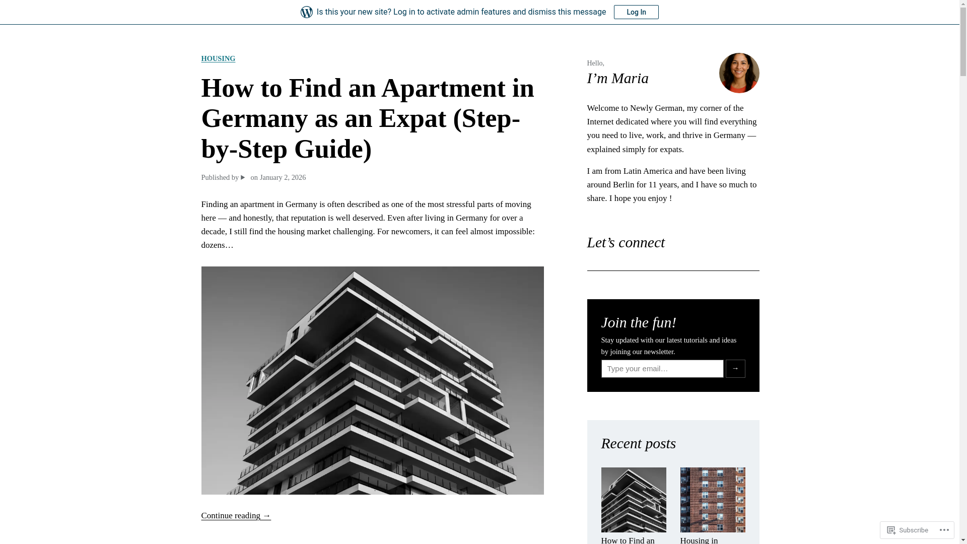 website screenshot of https://newly-german.com/