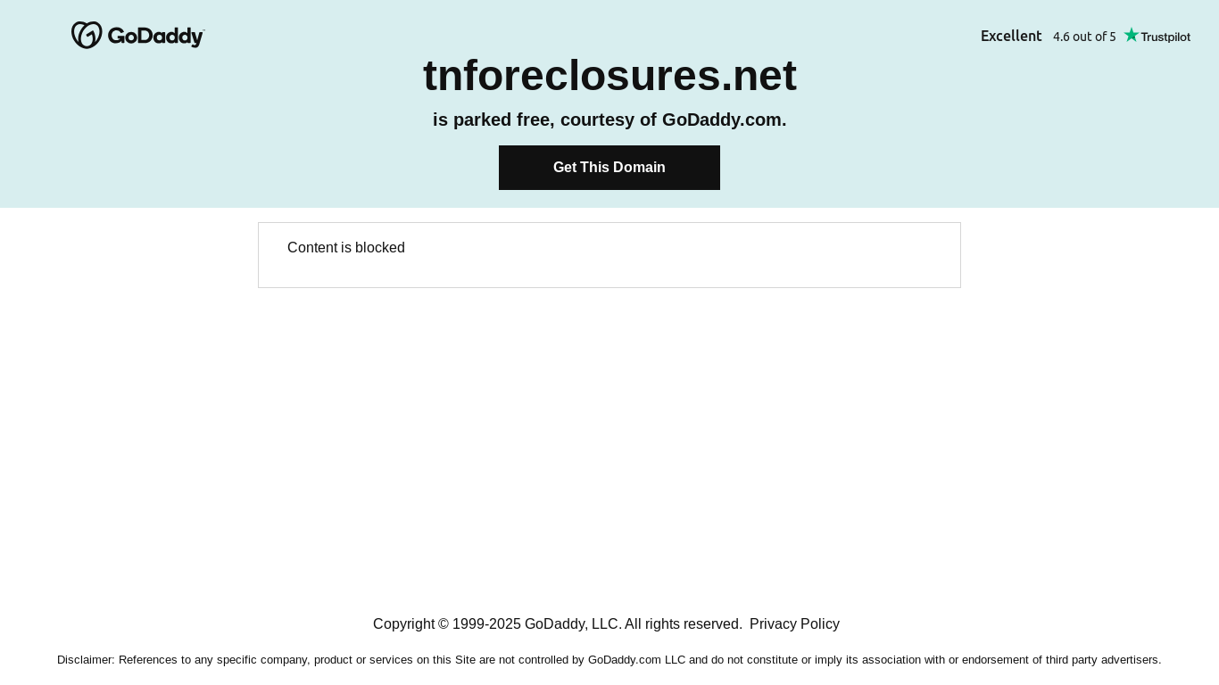 website screenshot of https://tnforeclosures.net/