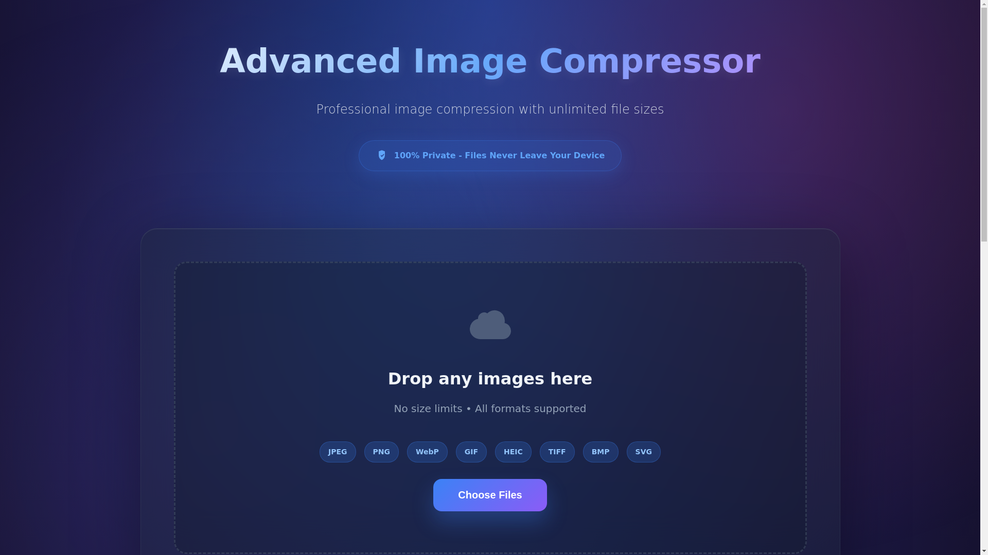 website screenshot of https://image-compressor-online.pages.dev/
