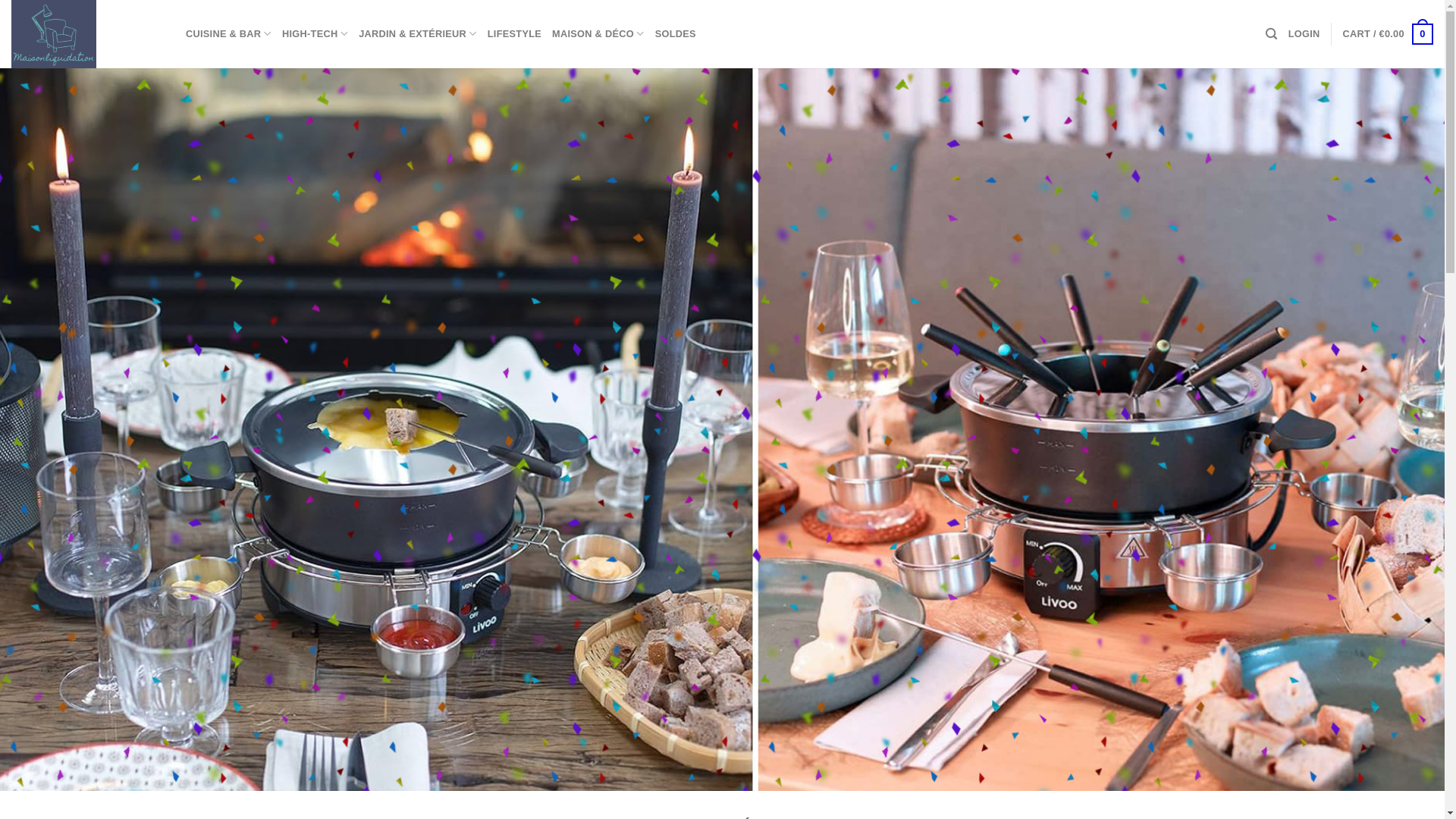 website screenshot of http://maisonliquidation.com/