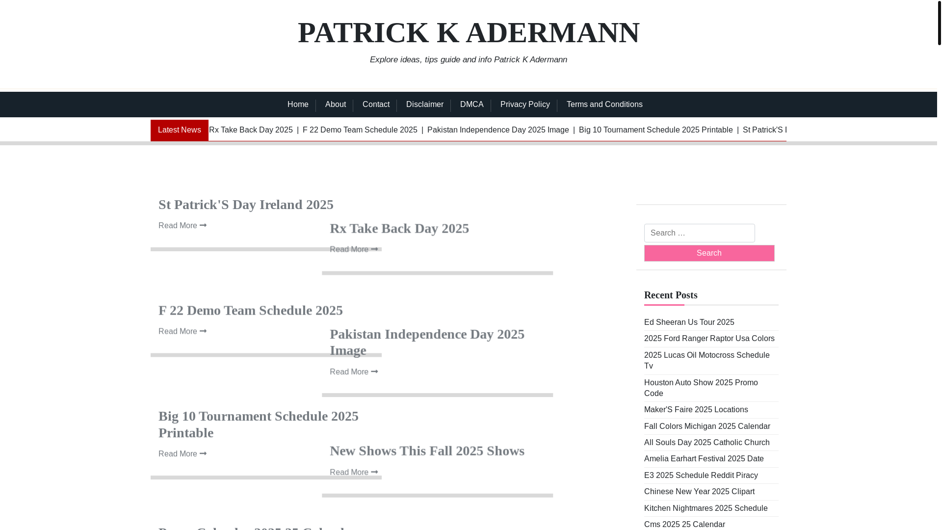 website screenshot of https://patrickkadermann.pages.dev/
