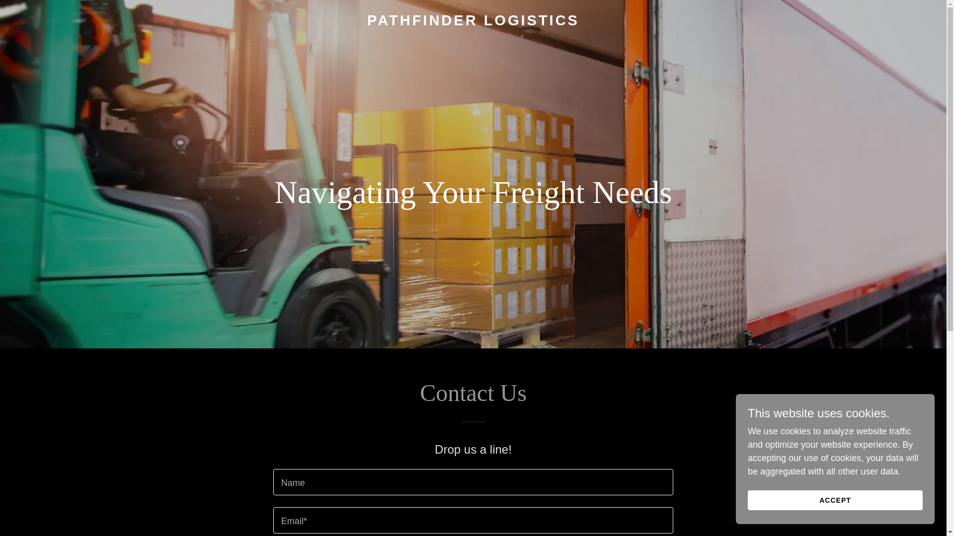 website screenshot of https://pathfinderlogix.com/