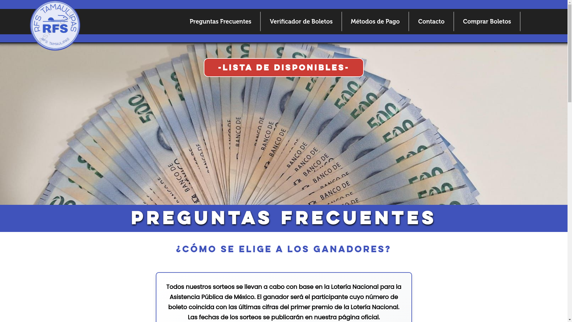 website screenshot of https://rfstamaulipas.com.mx/