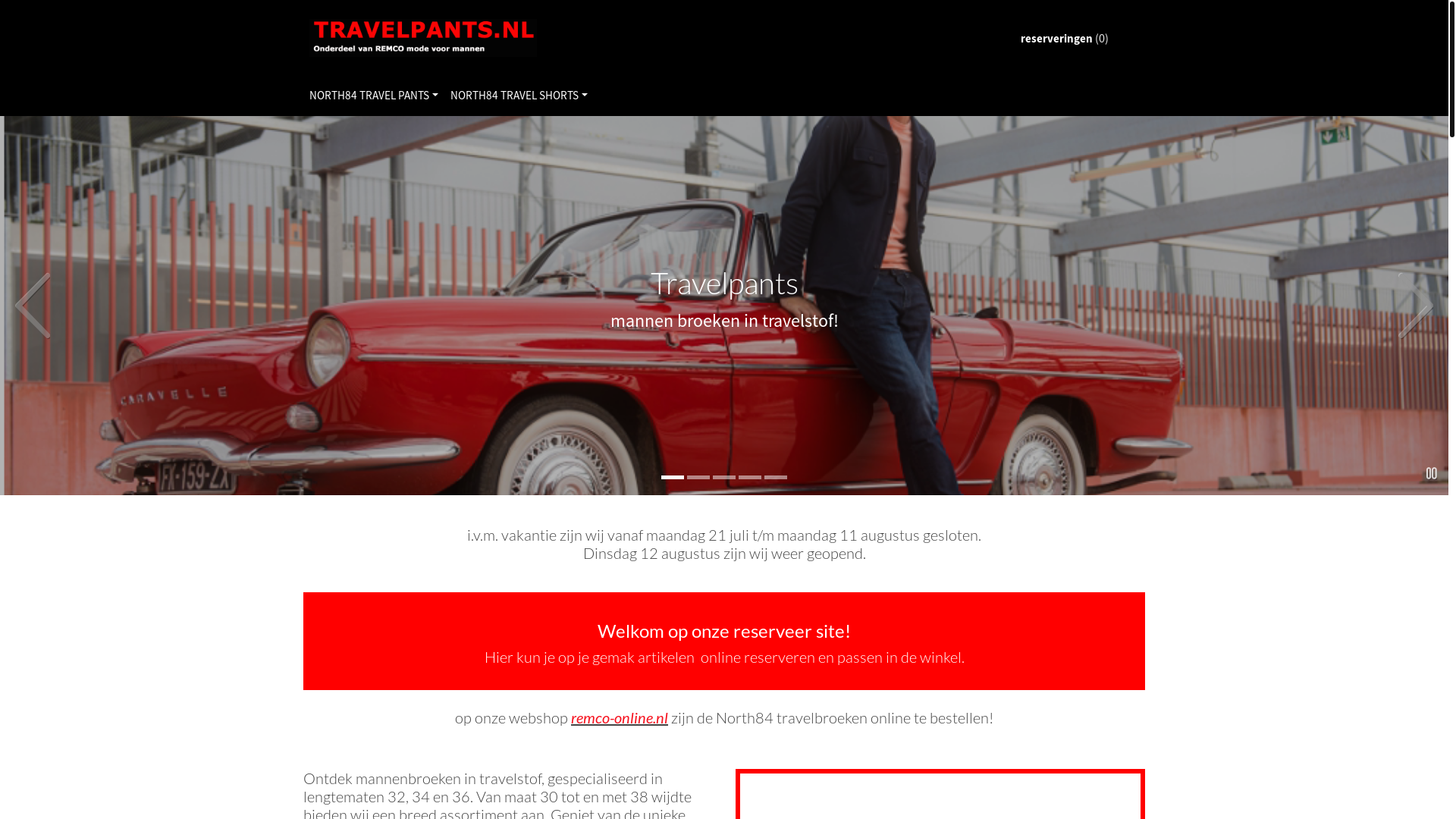 website screenshot of https://travelbroeken.be/