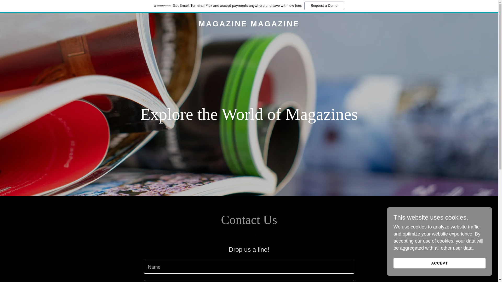 website screenshot of https://magazinemagazine.net/