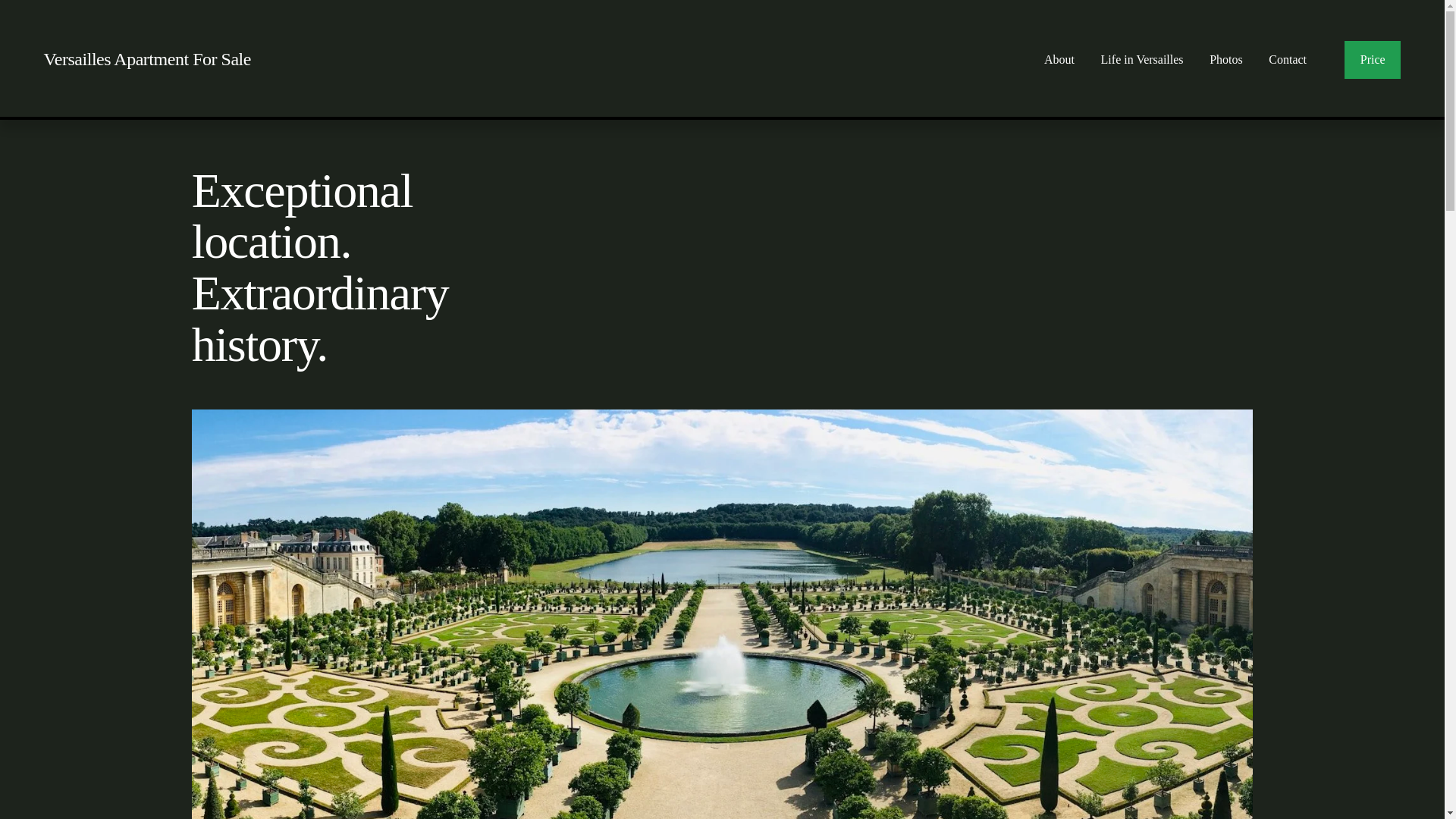 website screenshot of https://buyversailles.fr/