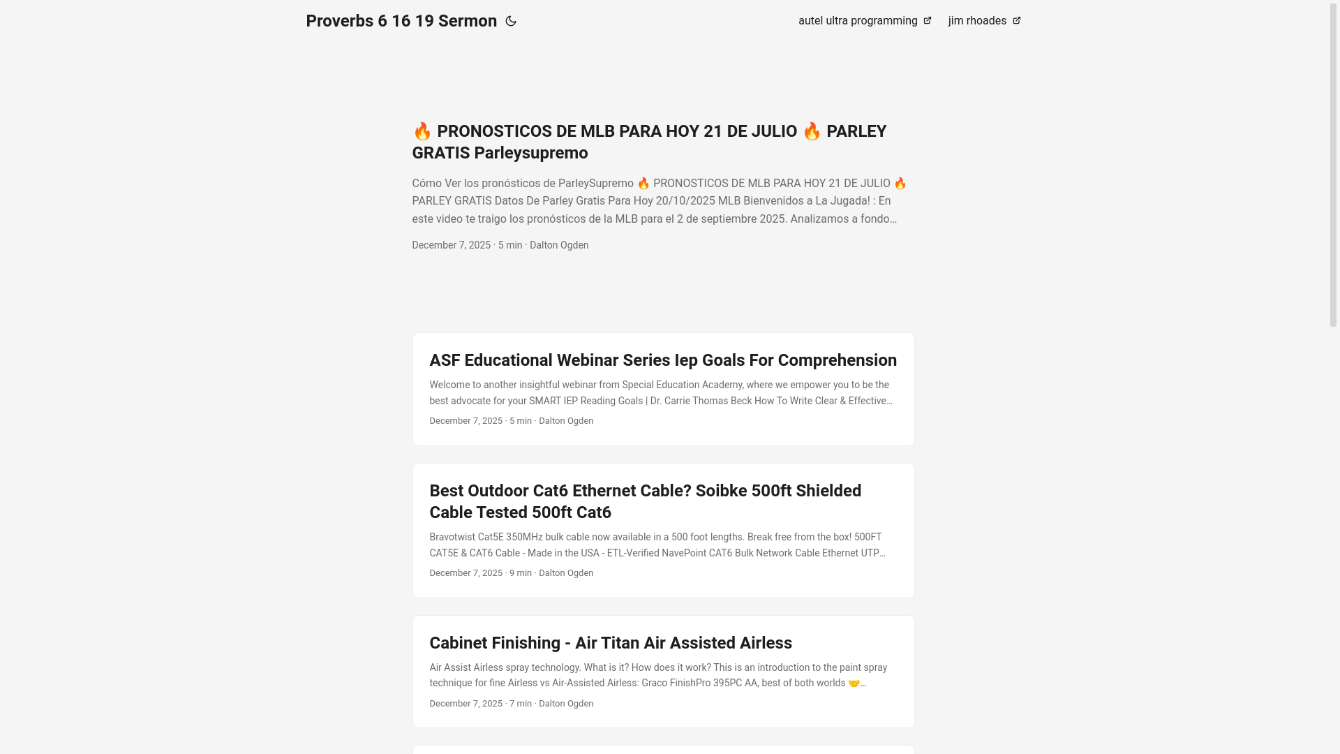 website screenshot of https://proverbs61619sermon.pages.dev/