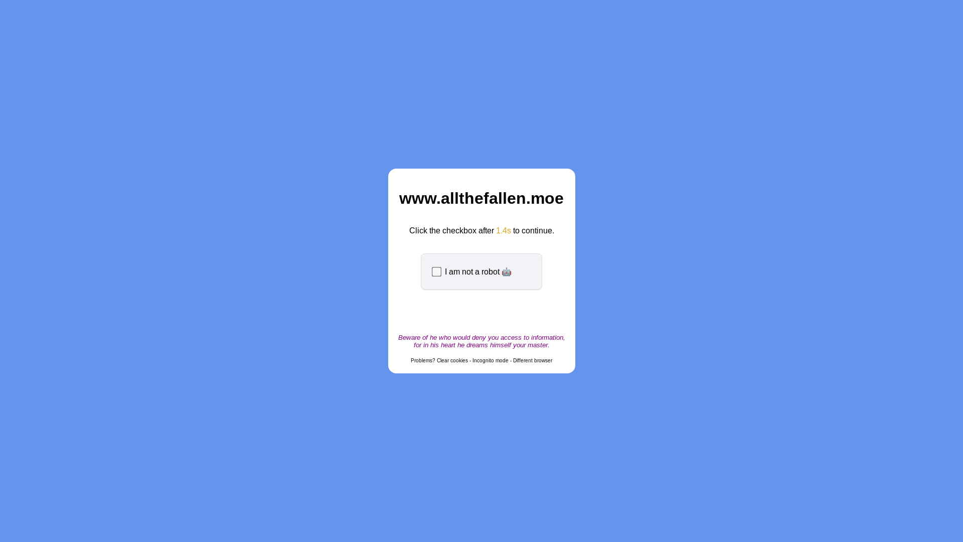 website screenshot of https://www.allthefallen.moe/forum/index.php