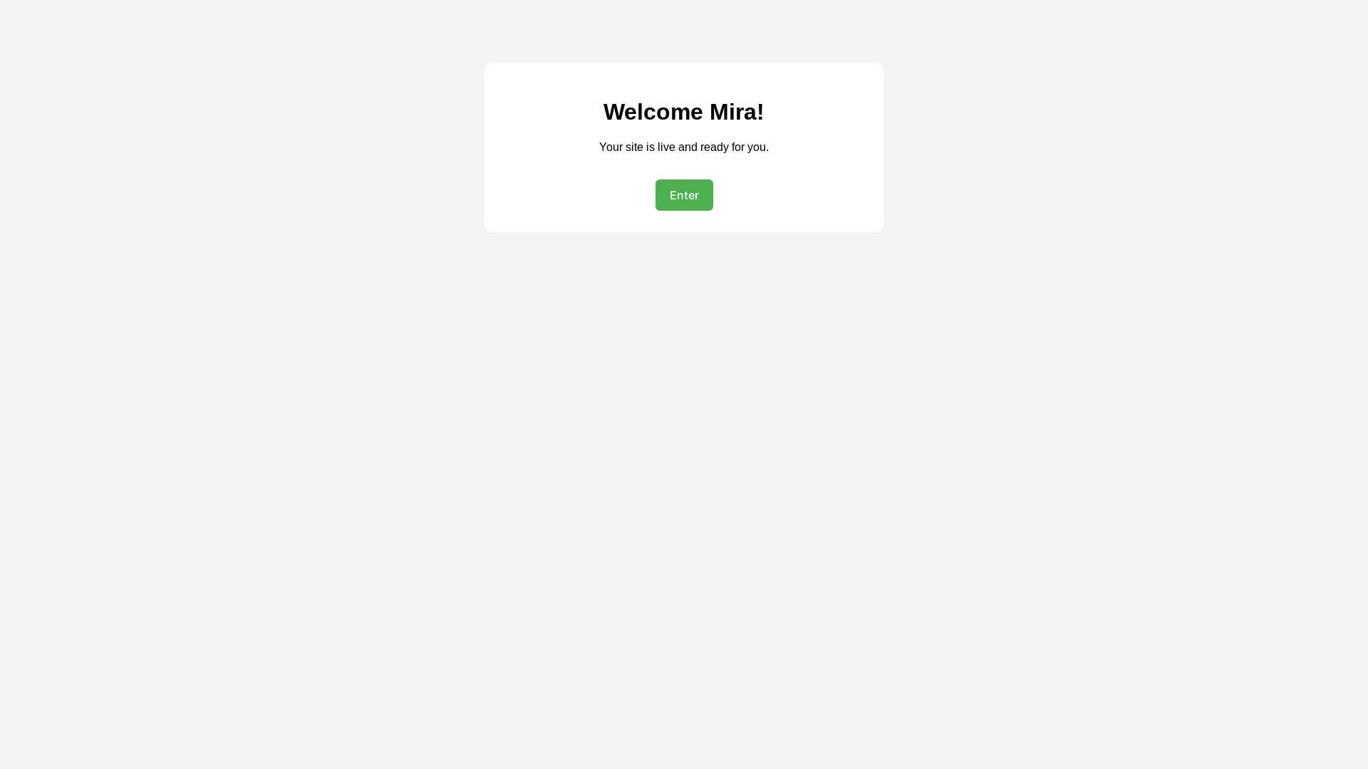 website screenshot of https://mirashaw.pages.dev/