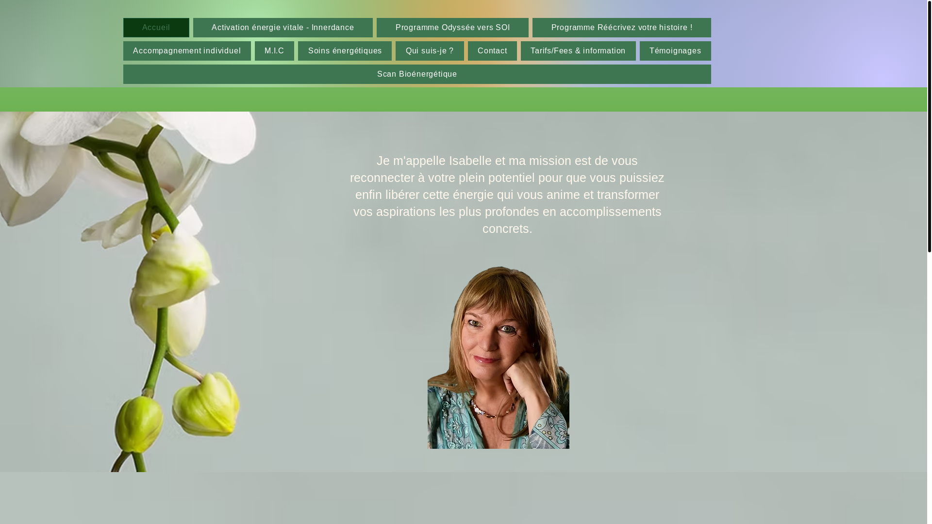 website screenshot of https://isabelledelbart.com/