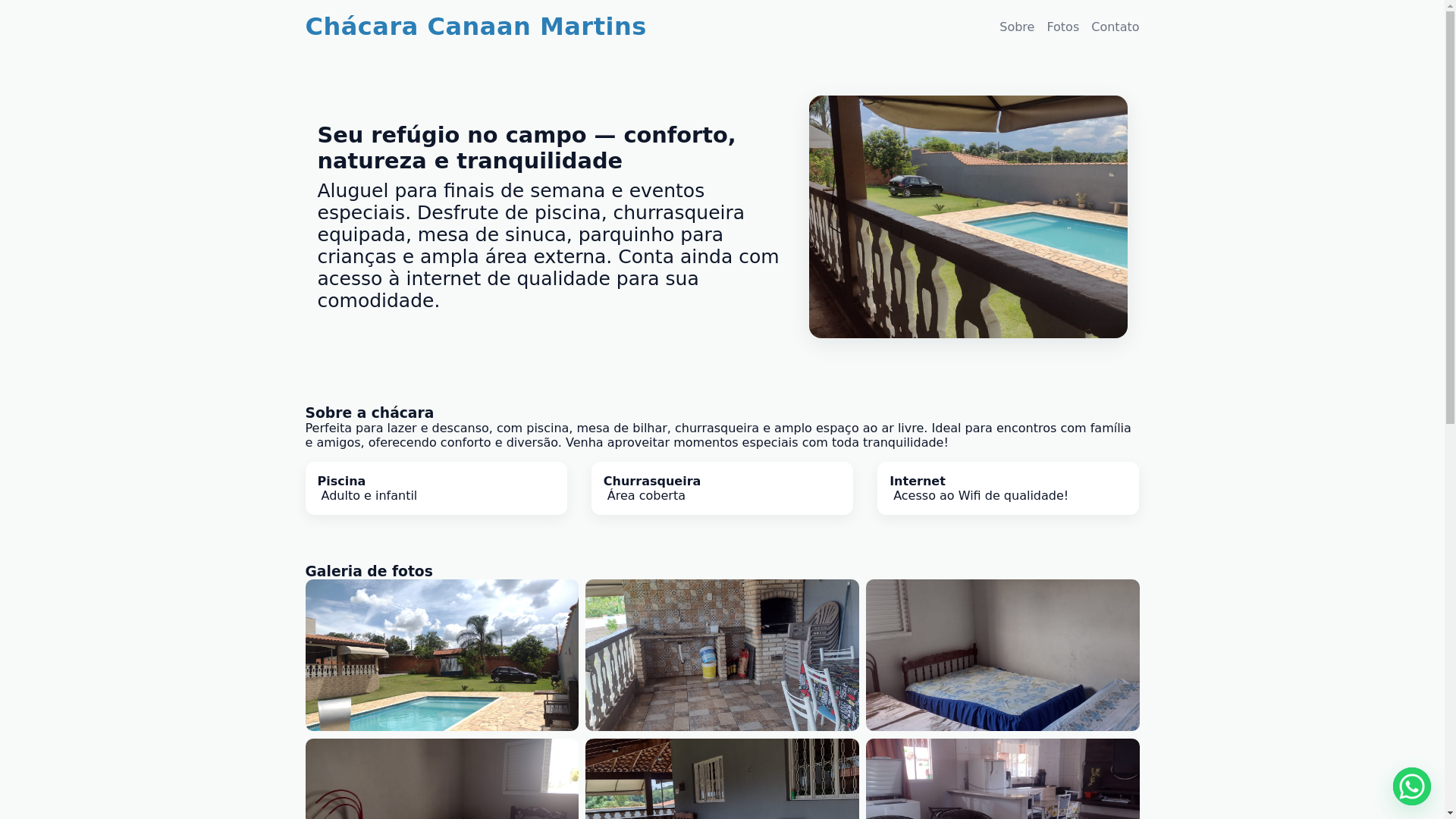 website screenshot of https://canaanmartins.pages.dev/