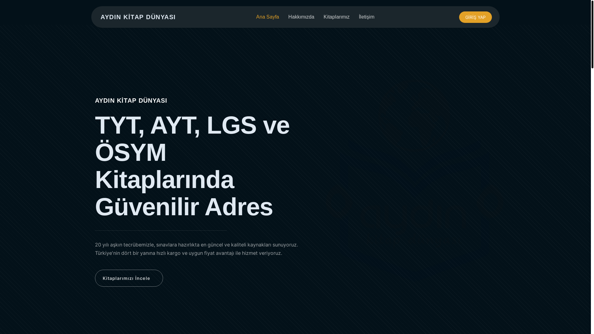 website screenshot of https://okultedarik.com.tr/