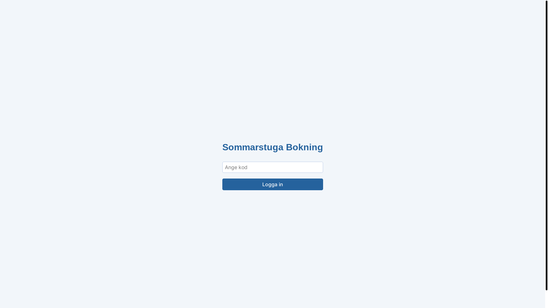 website screenshot of https://sommarstuga-bokning.pages.dev/
