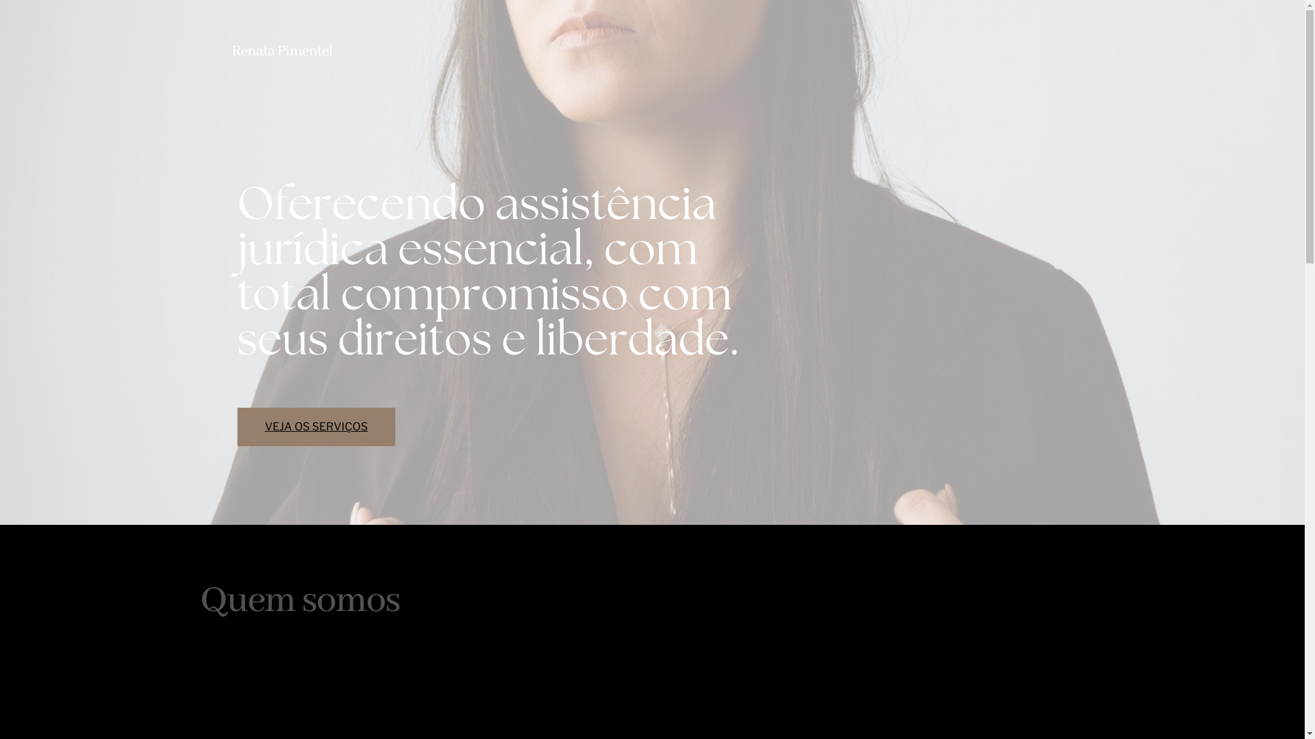 website screenshot of https://advogadarenatapimentel.com/