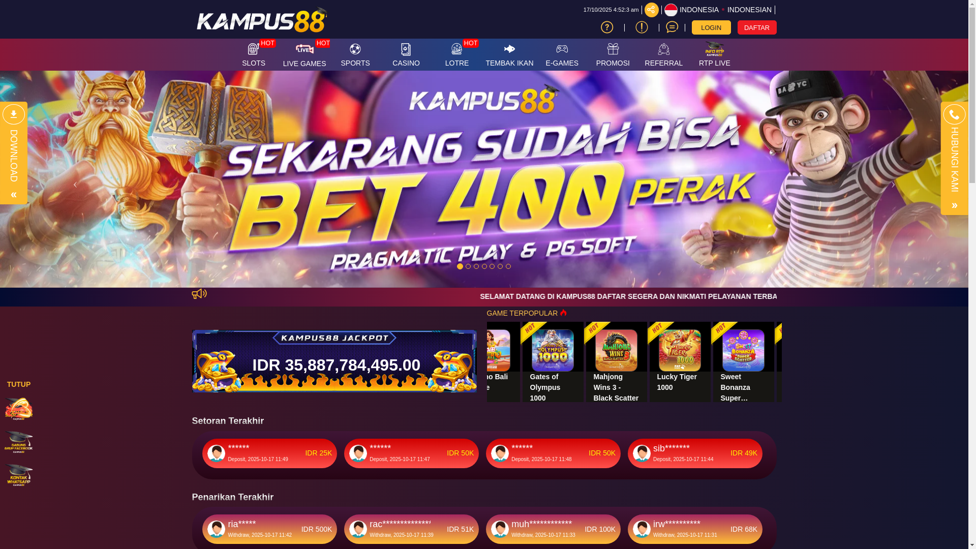 website screenshot of https://kampusmax.com/