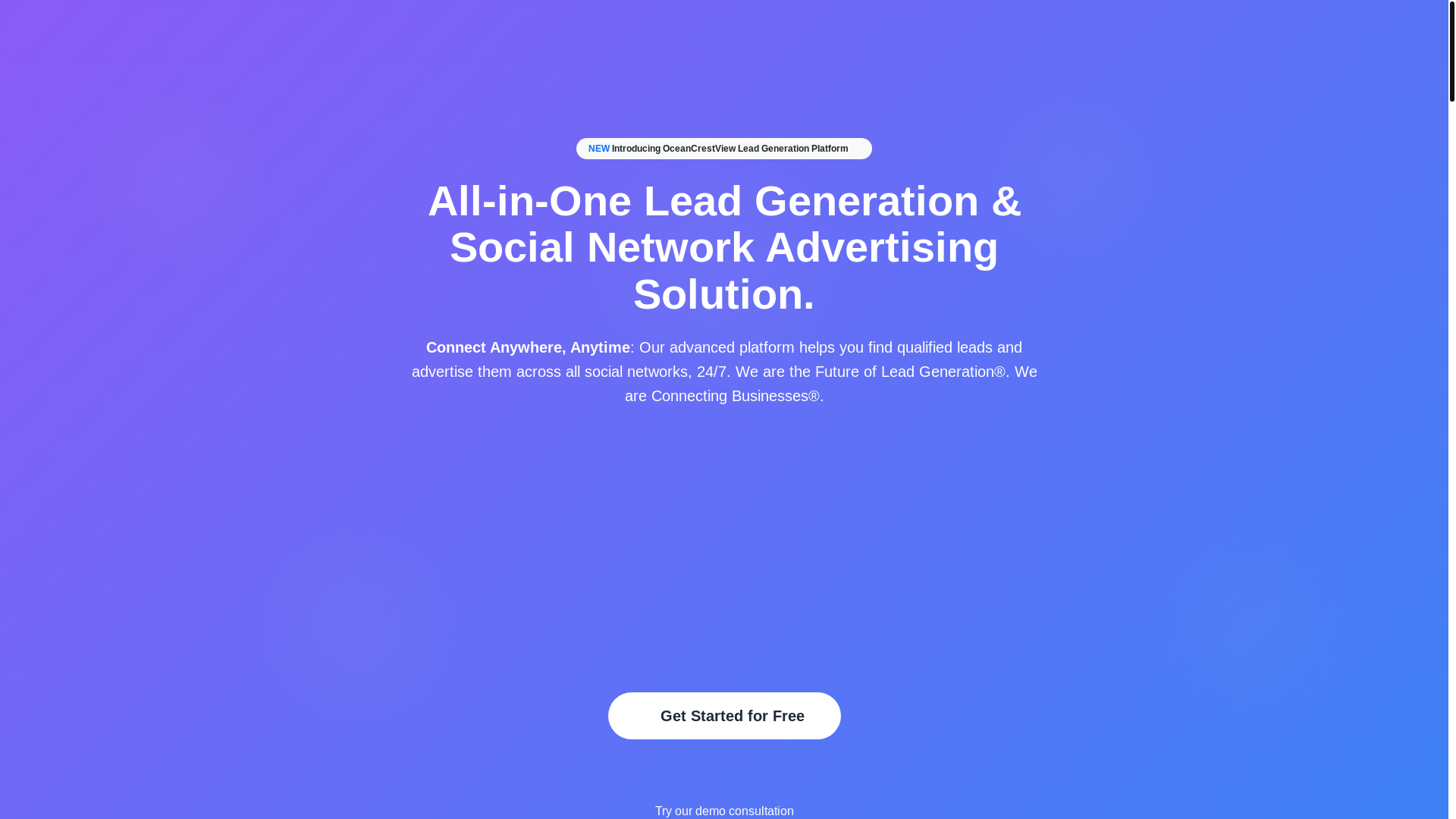 website screenshot of https://oceancrestview.com/