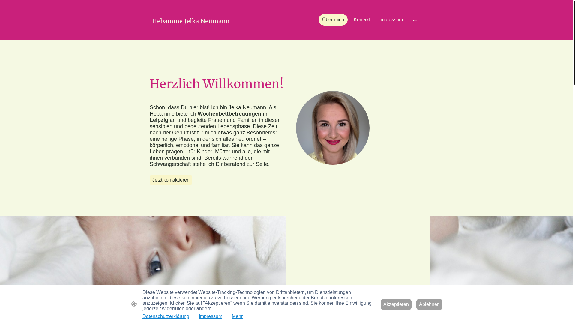 website screenshot of https://hebamme-leipzig-zentrum.de/