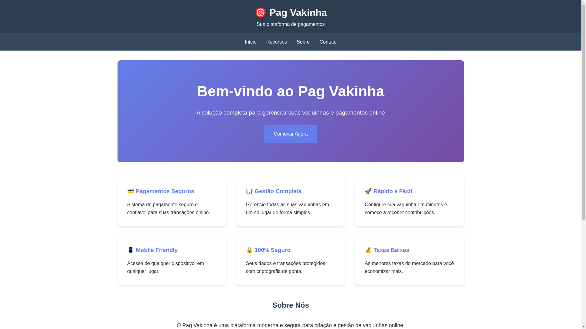 website screenshot of https://pag-vakinha.online/