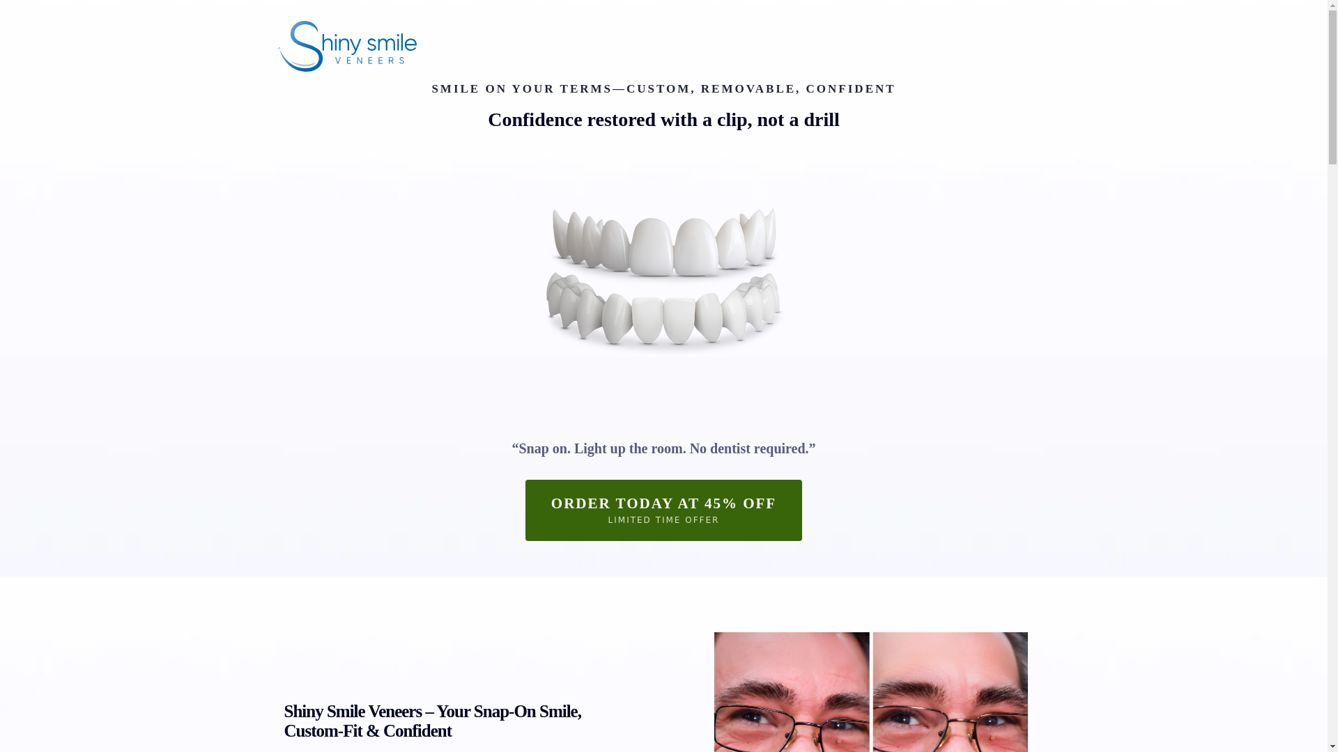 website screenshot of https://us-shinysmileveneers.com/