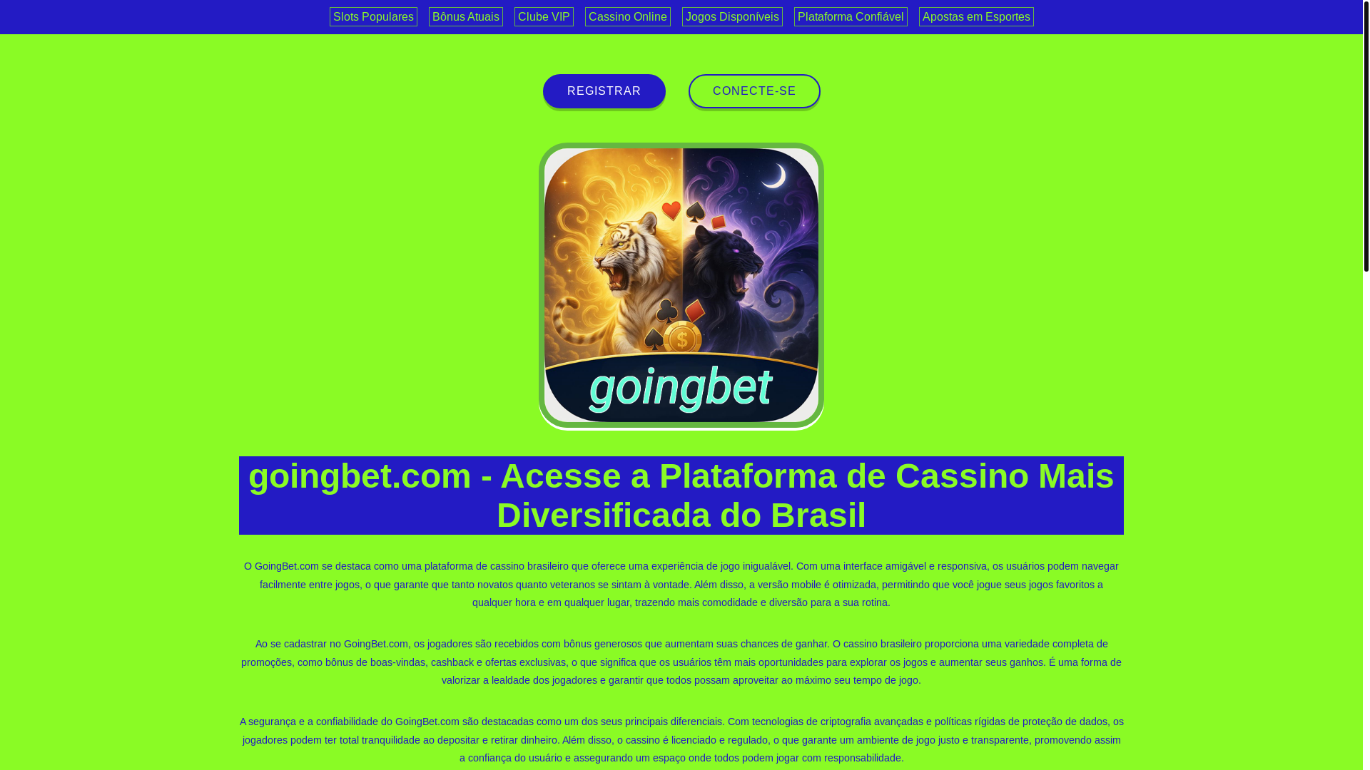 website screenshot of https://goingbet-com.com/