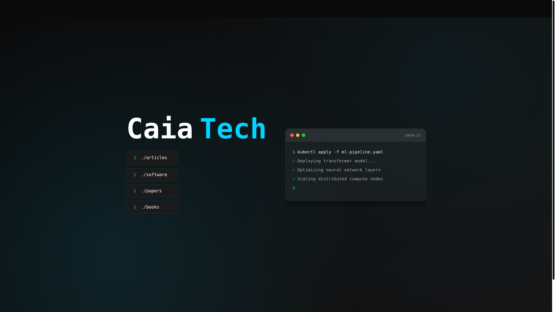 website screenshot of https://caiatech-website.pages.dev/