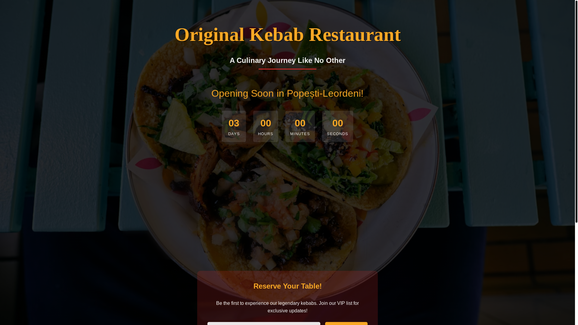 website screenshot of https://originalkebab.ro/