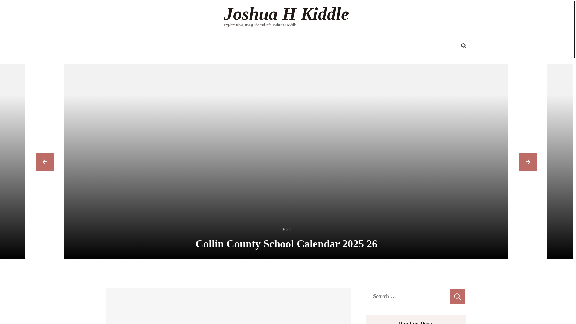 website screenshot of https://joshuahkiddle.pages.dev/
