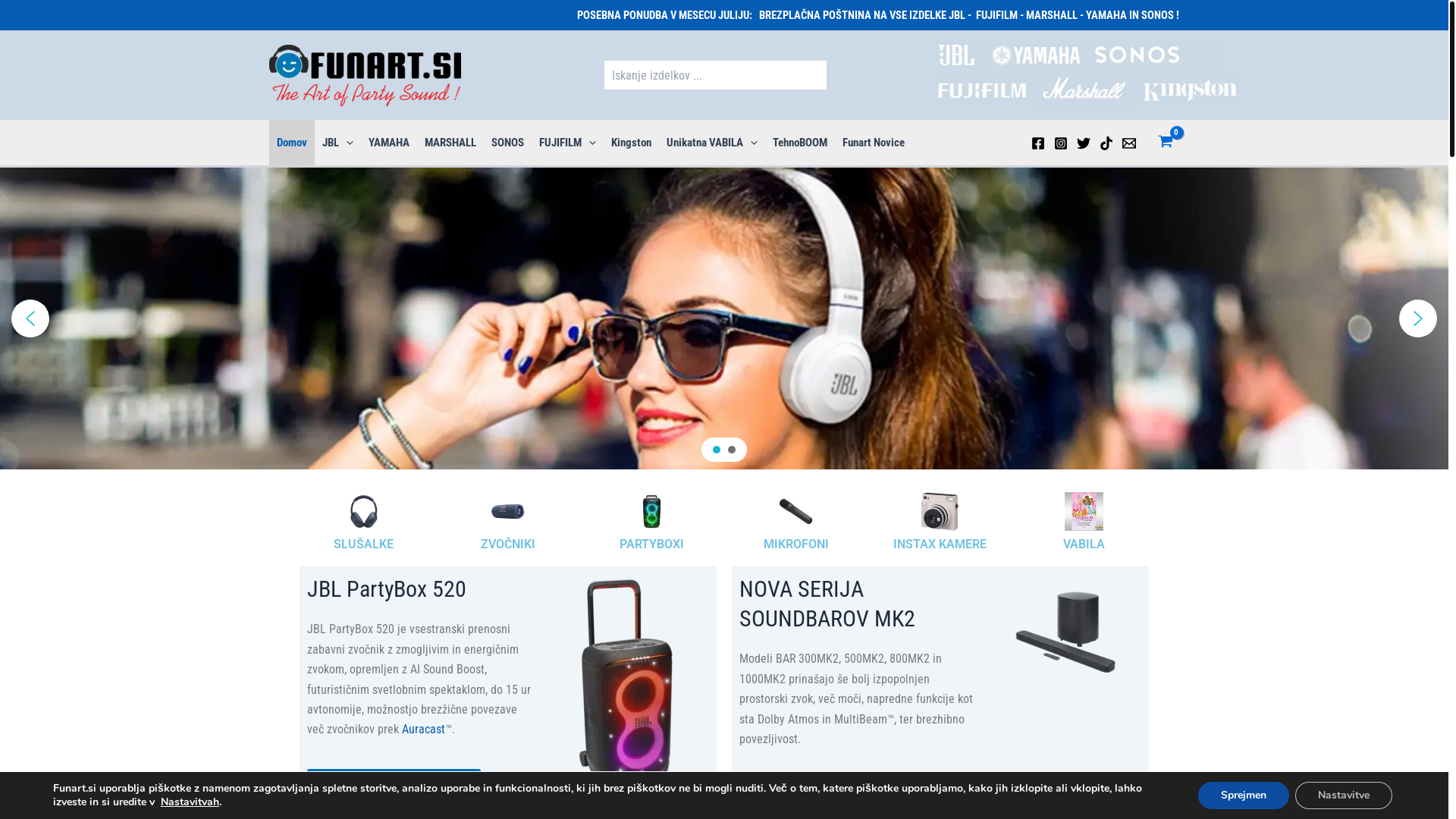 website screenshot of https://tehnoboom.si/