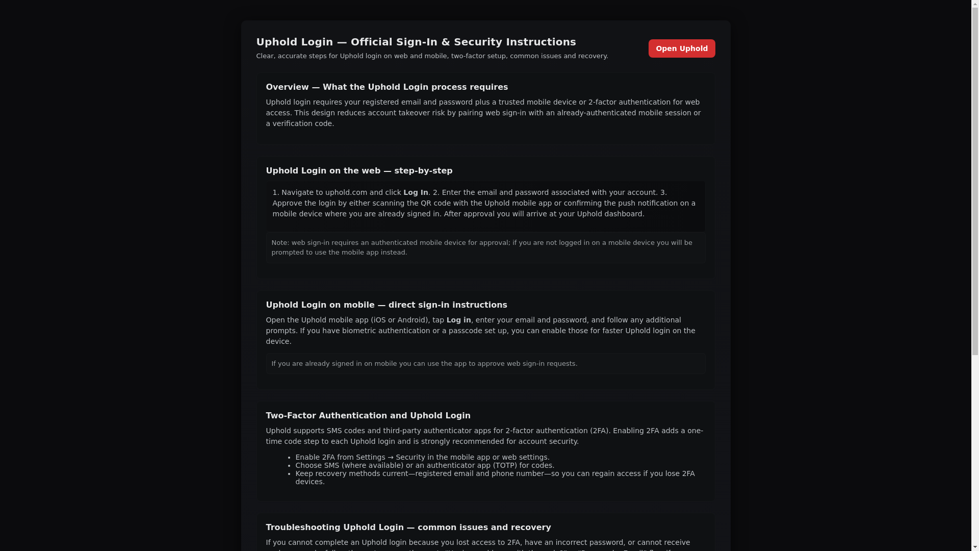 website screenshot of https://wel-uphold-com-auth.pages.dev/