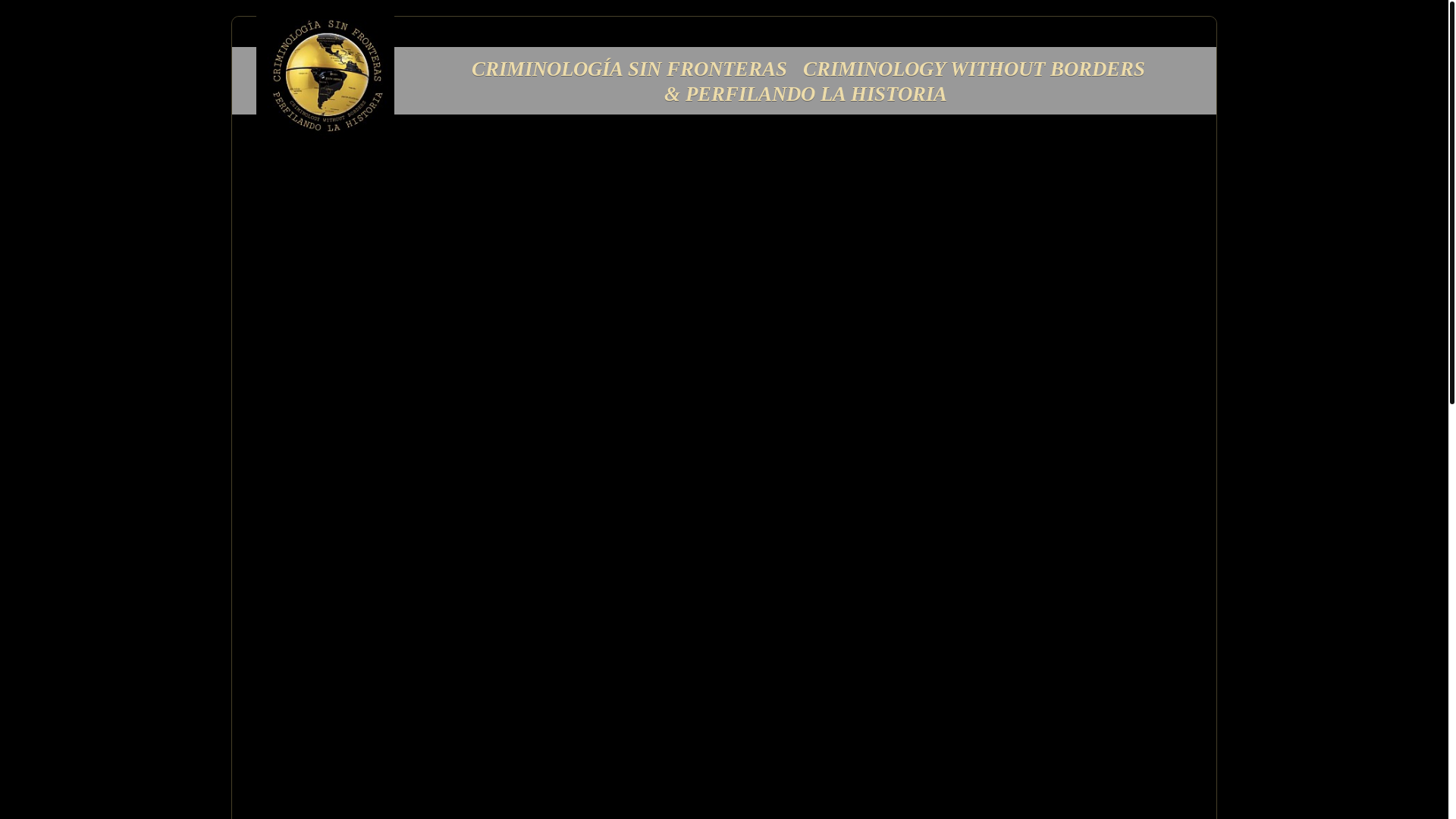 website screenshot of https://criminologiasinfronteras.org/