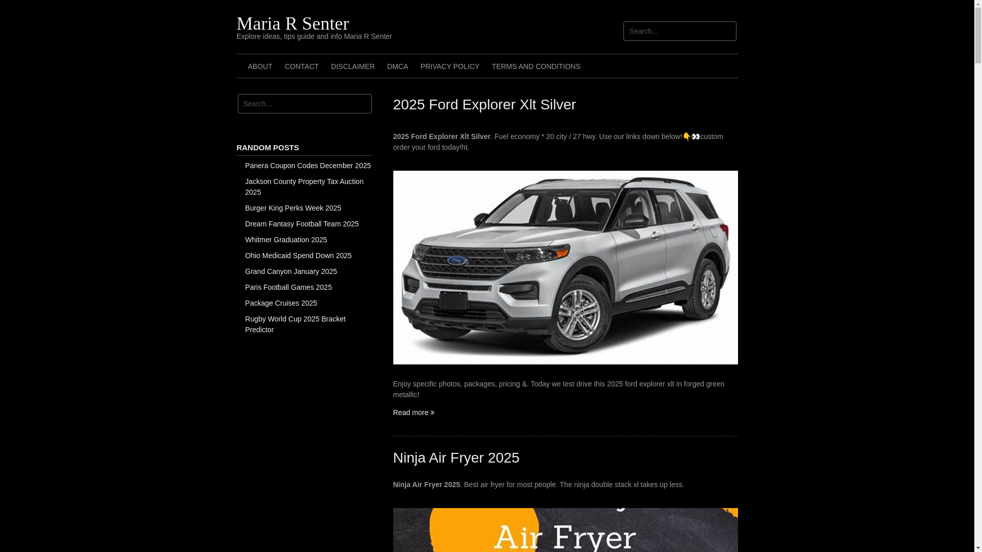 website screenshot of https://mariarsentere.pages.dev/